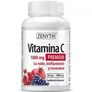 Vitamina C 1000mg premium rodie bioflavonoide resveratrol 60cps - ZENYTH