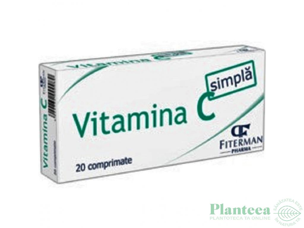 Vitamina C simpla 20cp - FITERMAN