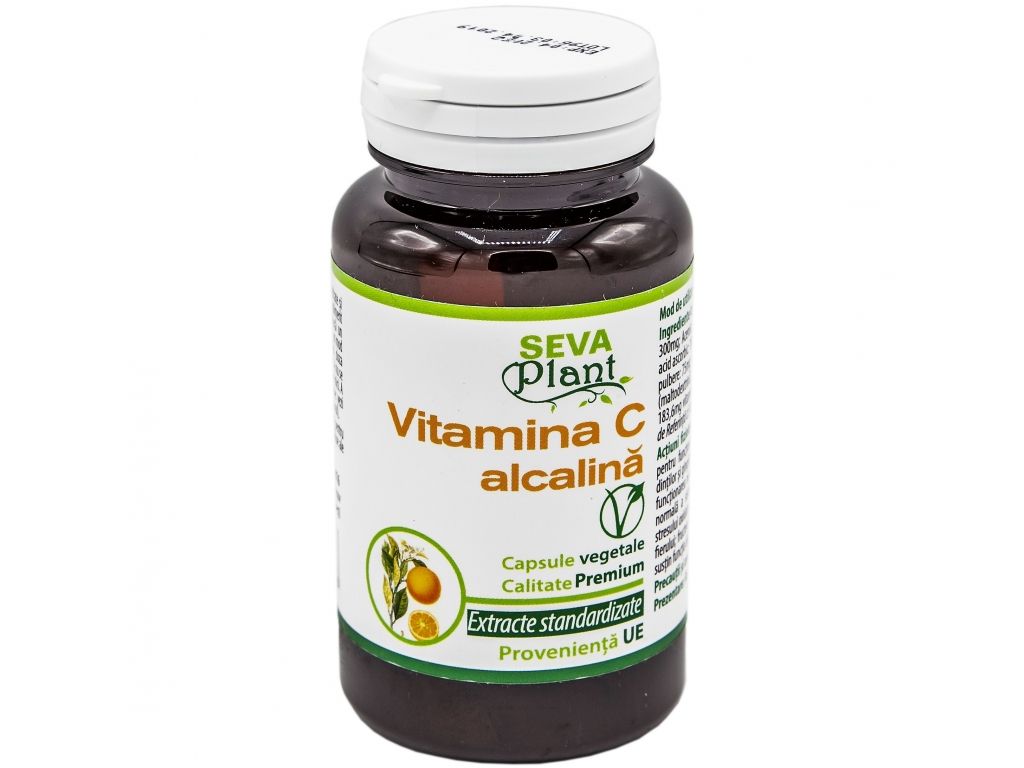 Vitamina C alcalina 60cps - SEVA PLANT