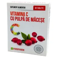 Vitamina C pulpa macese 30cp - PARAPHARM