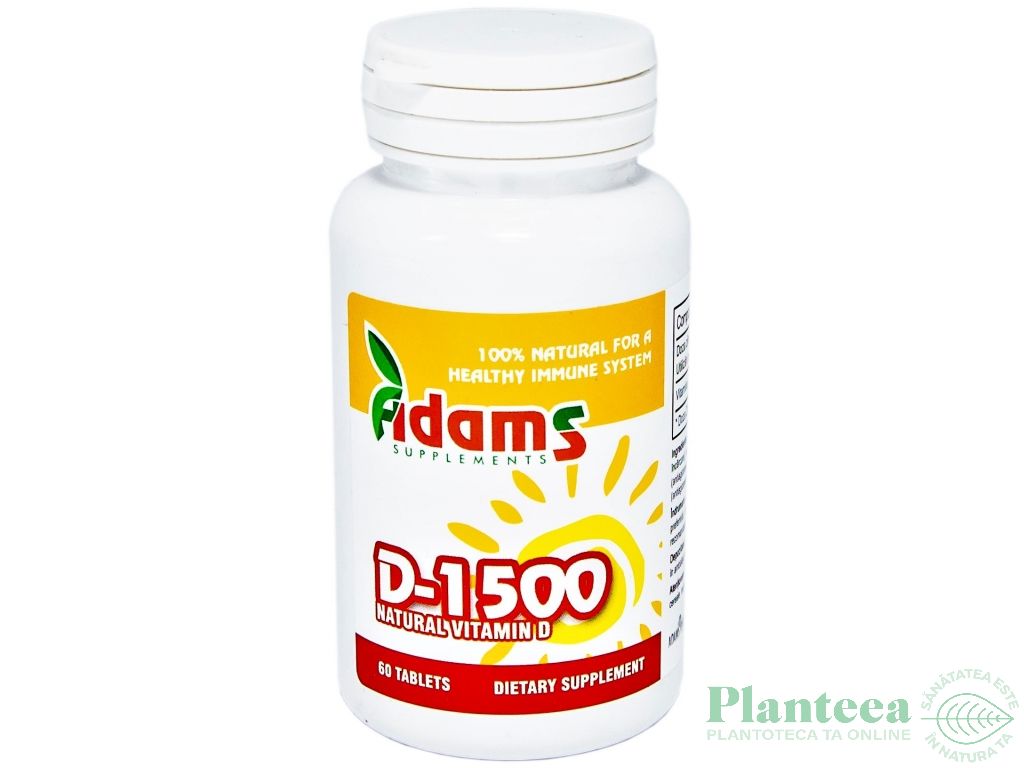 Vitamina D 1500ui 60cp - ADAMS