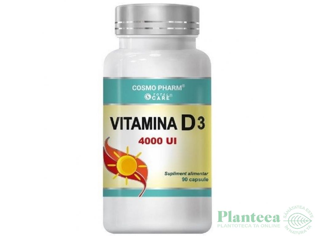 Vitamina D3 4000ui 90cps - COSMO PHARM