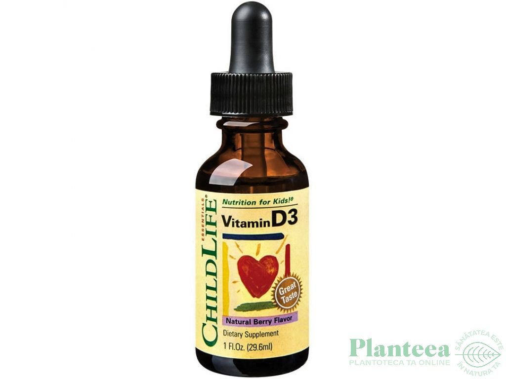 Vitamina D3 picaturi 29,6ml - CHILDLIFE ESSENTIALS