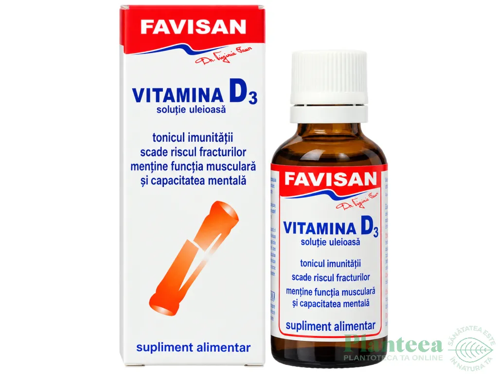 Vitamina D3 picaturi 30ml - FAVISAN