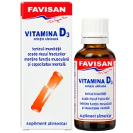 Vitamina D3 picaturi 30ml - FAVISAN