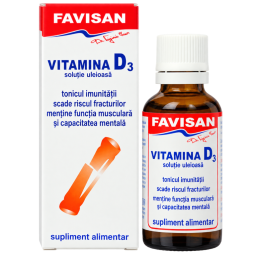 Vitamina D3 picaturi 30ml - FAVISAN
