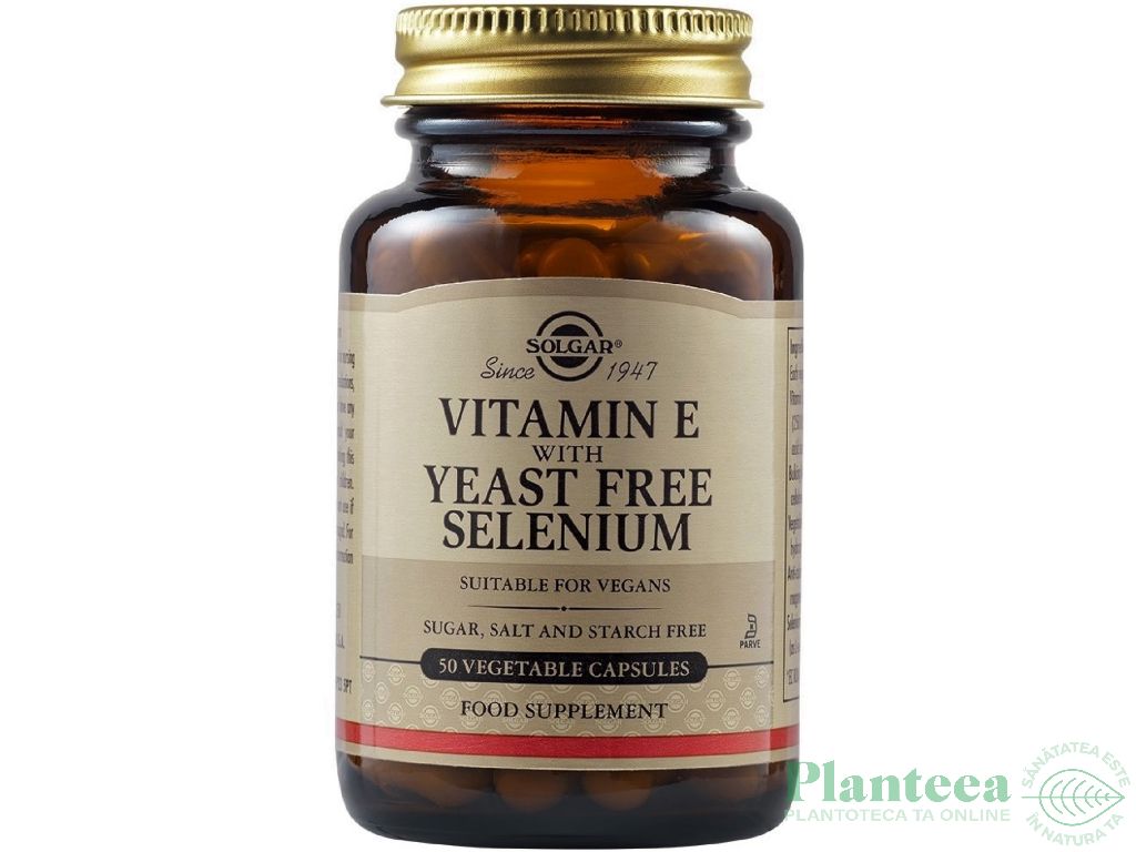 Vitamina E seleniu 50cps - SOLGAR