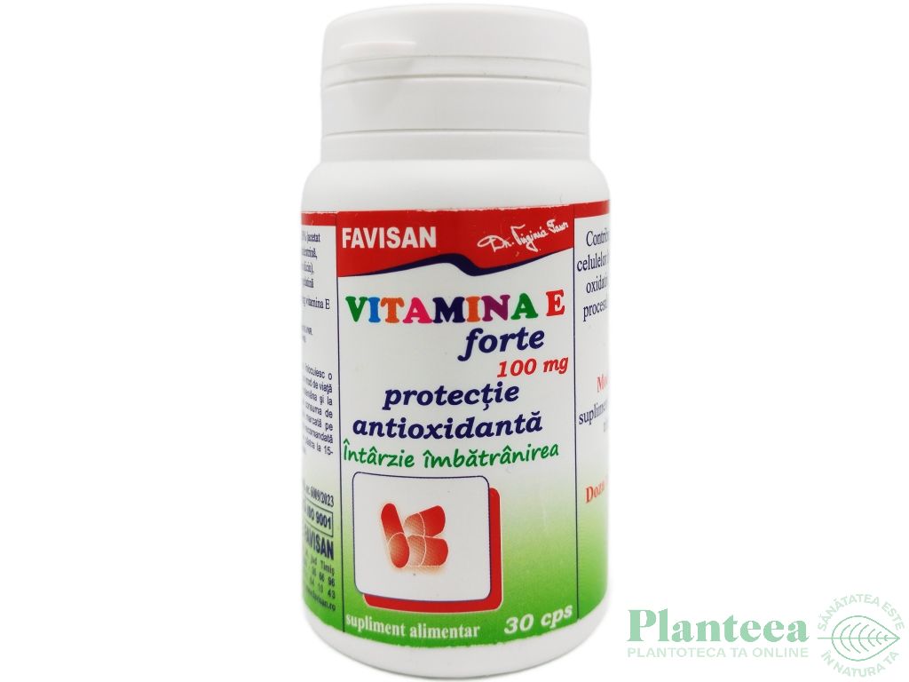 Vitamina E forte 100mg 30cps - FAVISAN