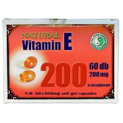Vitamina E natural 200mg 60cps - DR CHEN PATIKA
