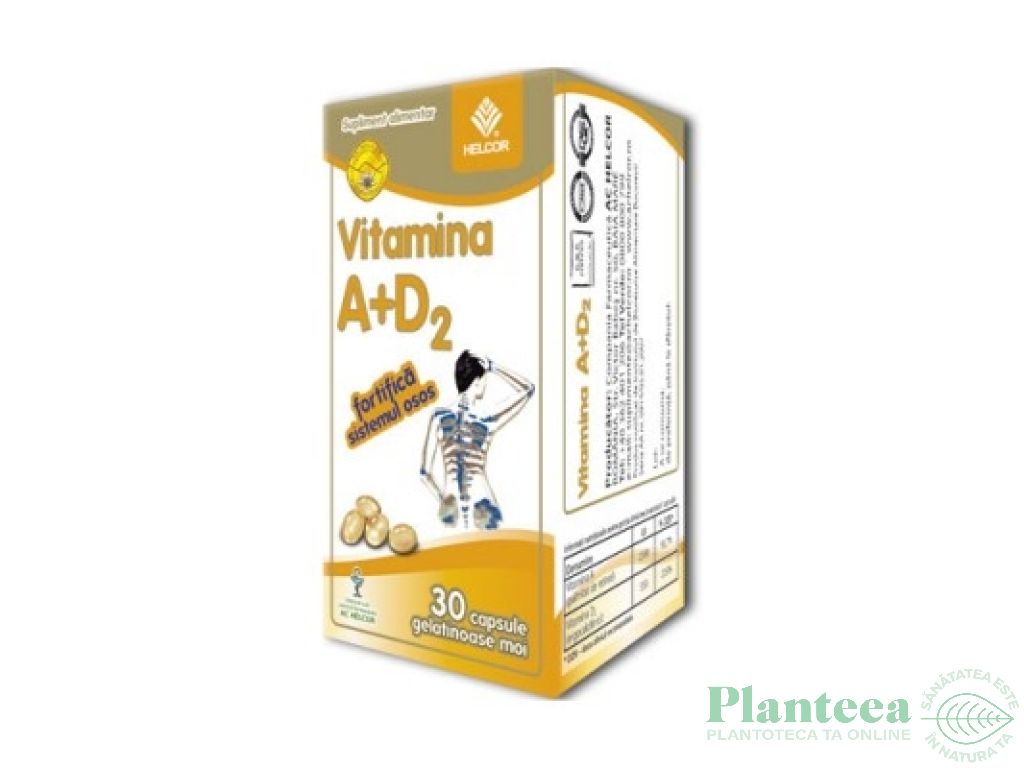 Vitamina A D2 30cp - AC HELCOR