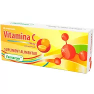 Vitamina C 100mg portocale 30cps - FARMACOM