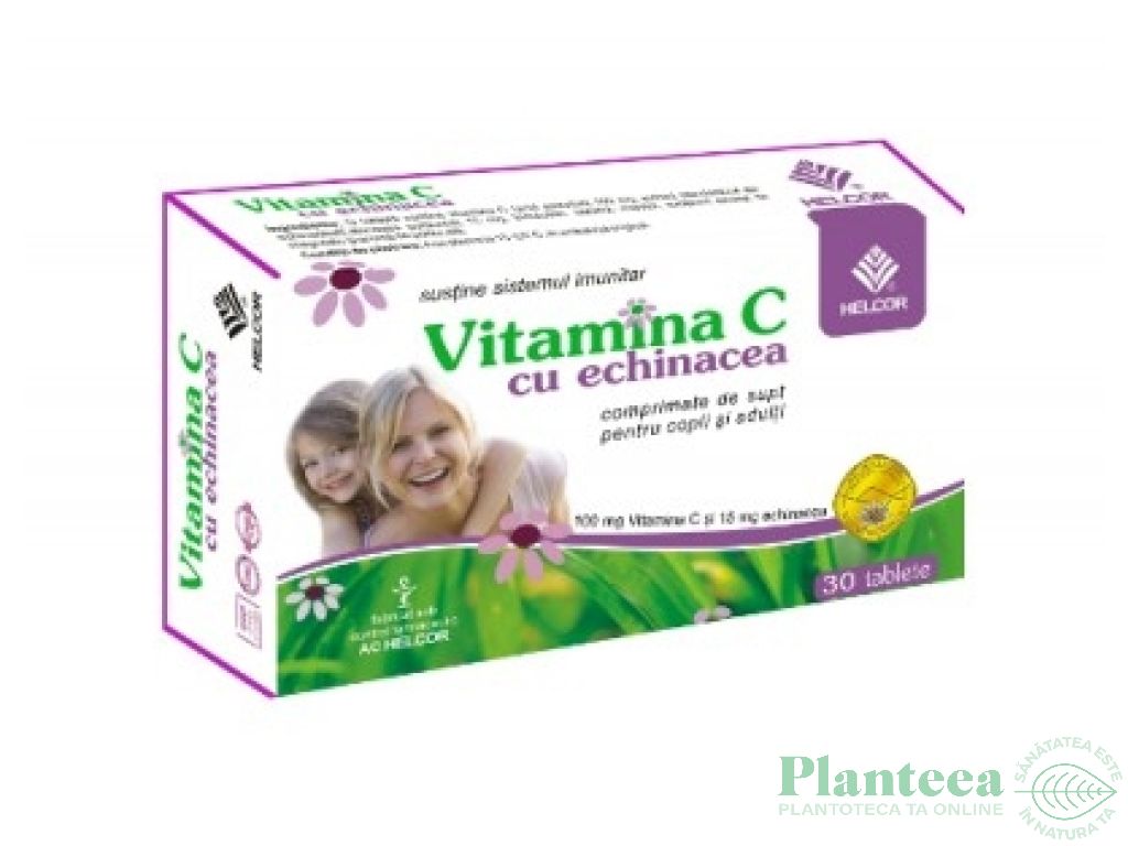 Vitamina C echinaceea adulti 30cp - AC HELCOR