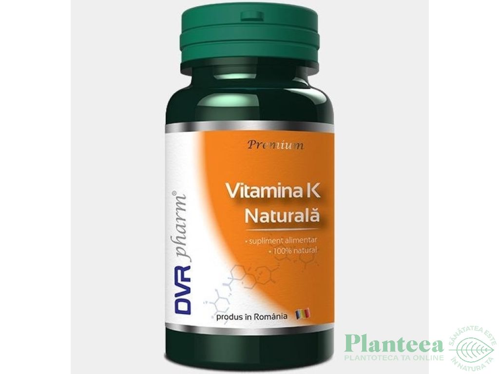 Vitamina K naturala 60cps - DVR PHARM