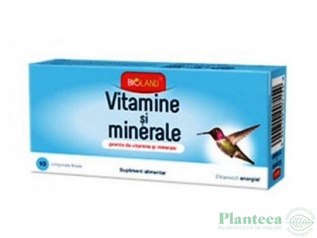 Vitamine multiminerale 10cp - BIOLAND