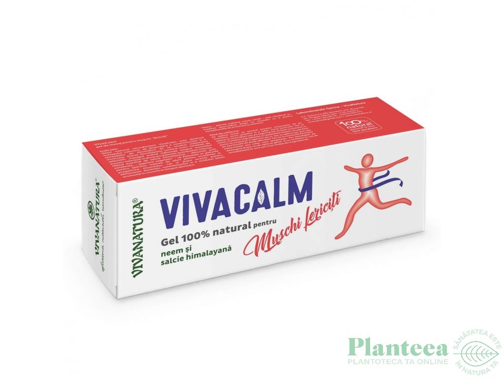 Gel masaj muschi fericiti VivaCalm 100ml - VIVA NATURA