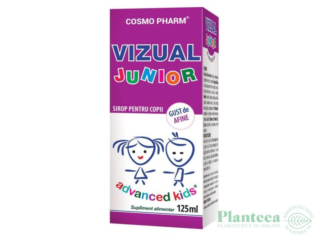 Sirop Vizual Junior copii 125ml - COSMO PHARM