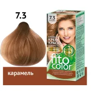 Vopsea crema par permanenta fara amoniac 7.3 caramel 115ml - FITO COLOR