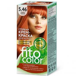 Vopsea crema par permanenta fara amoniac 5.46 cupru roscat 115ml - FITO COLOR