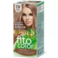 Vopsea crema par permanenta fara amoniac 7.0 blond deschis 115ml - FITO COLOR