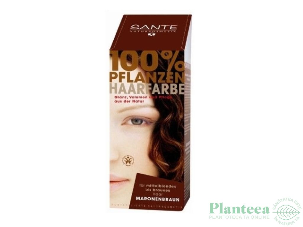 Vopsea par saten castaniu 100g - SANTE