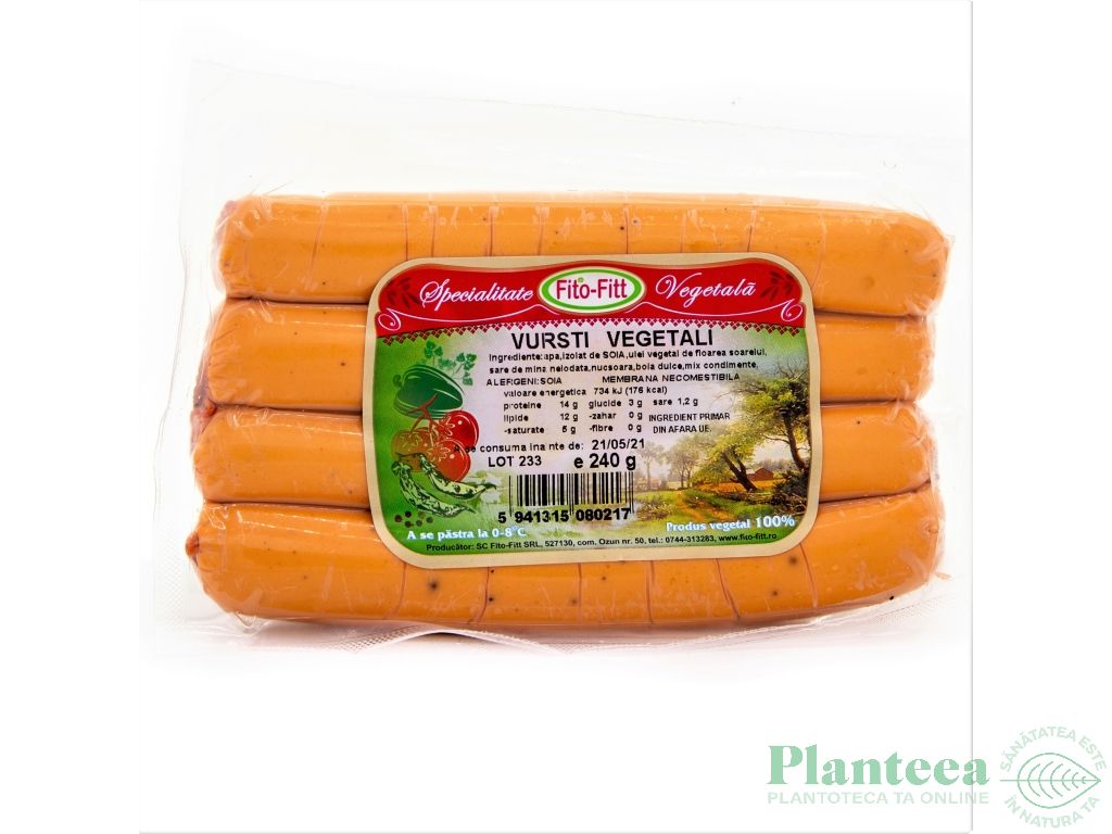 Vursti vegetali 240g - FITO FITT