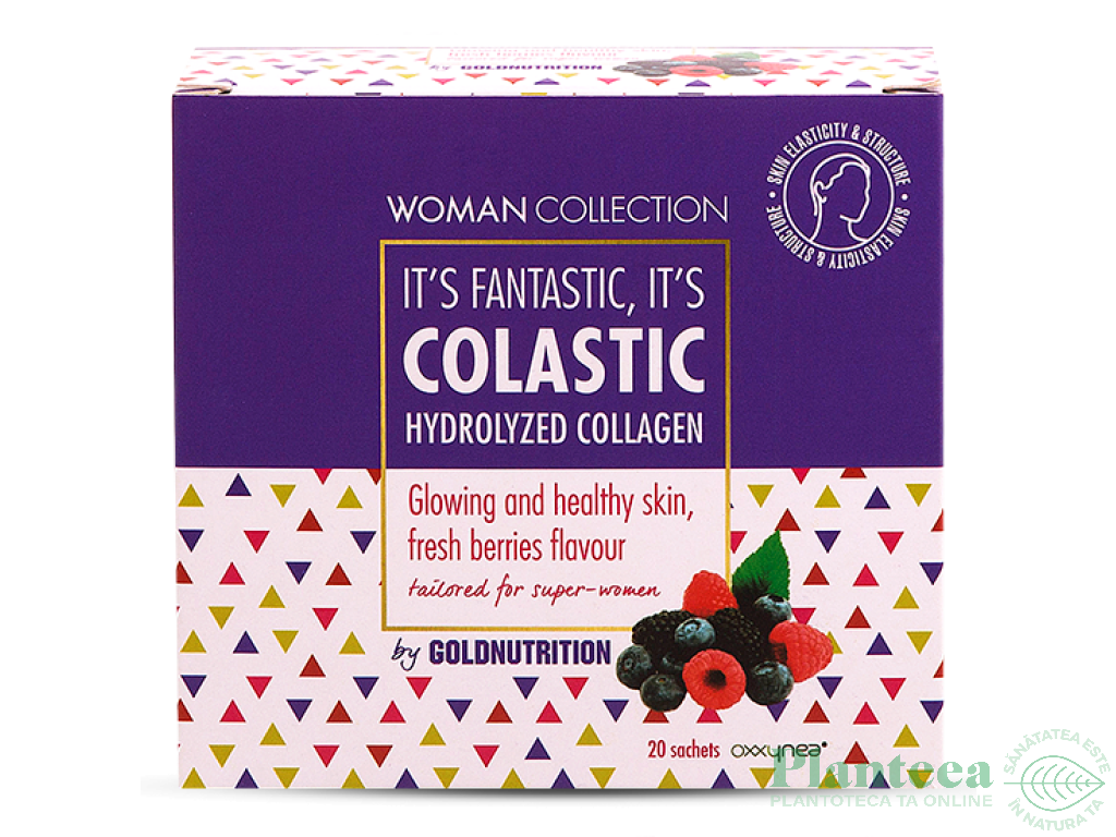 Colagen hidrolizat fructe padure Colastic Woman Collection 20pl - GOLD NUTRITION