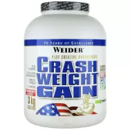 Pulbere Crash Weight Gain capsuni 3kg - WEIDER