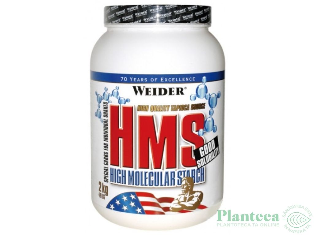 Pulbere tapioca HMS high molecular starch 2kg - WEIDER