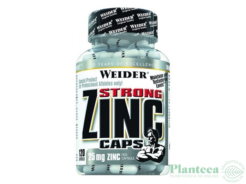 Zinc strong 25mg 120cps - WEIDER
