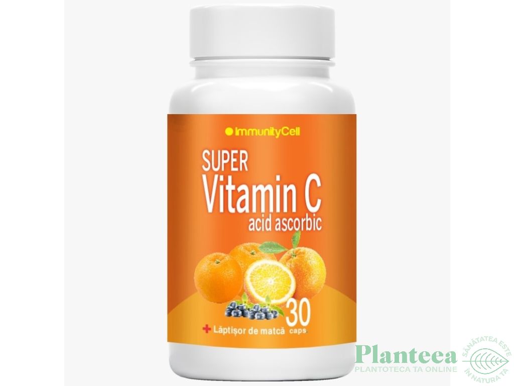 Super vitamina C acid ascorbic laptisor matca 30cps - RITUAL INTERNATIONAL