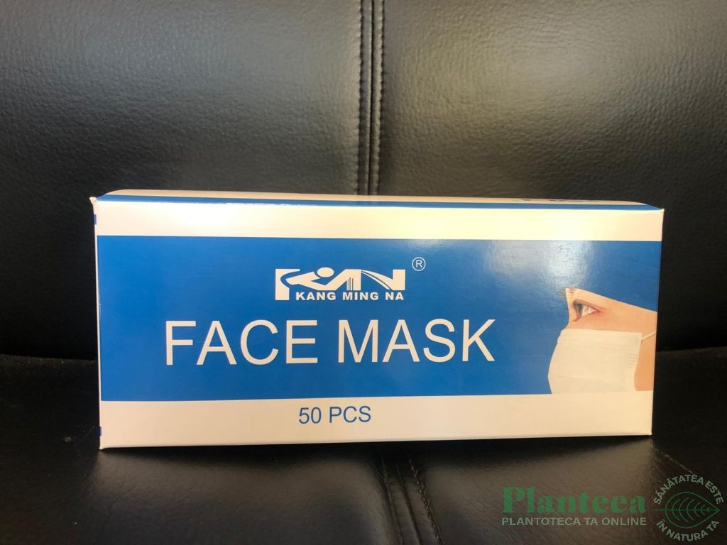 Masti respiratorii 3straturi cu elastic 50b - KMN