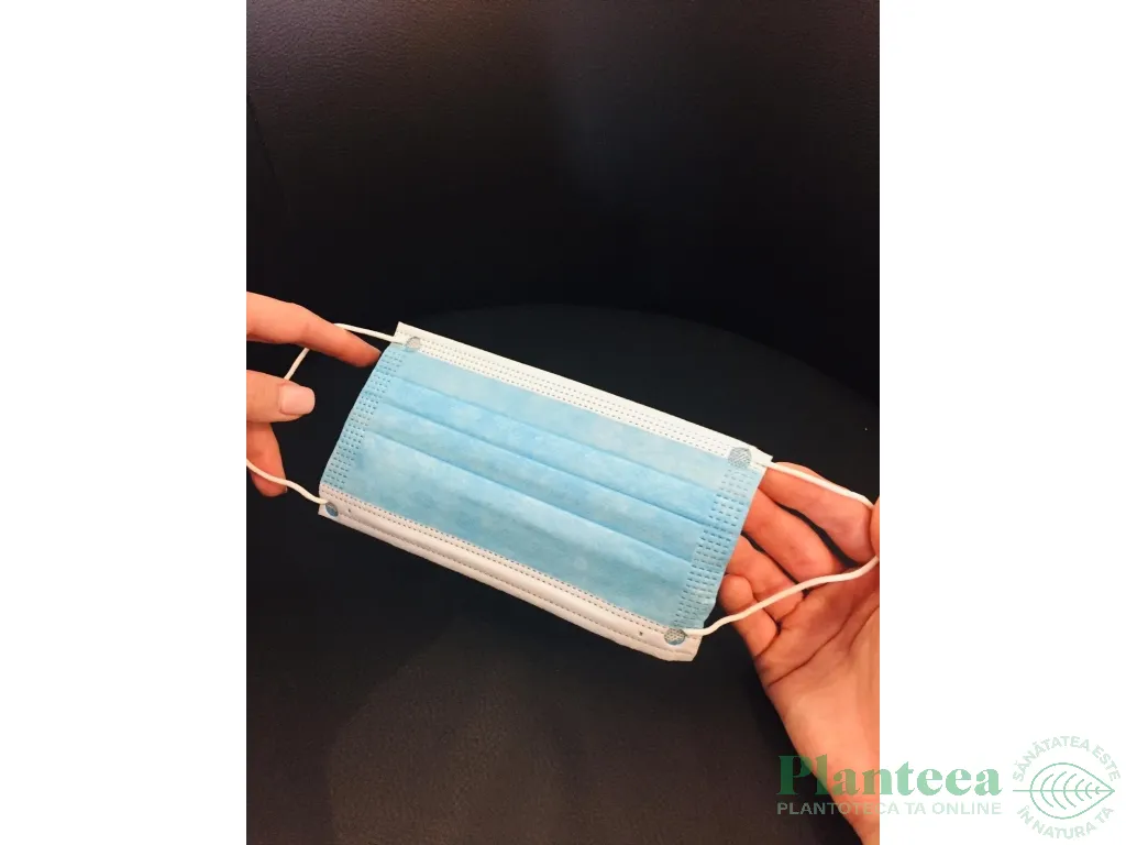 Masca respiratorie 3straturi cu elastic 1b - KMN