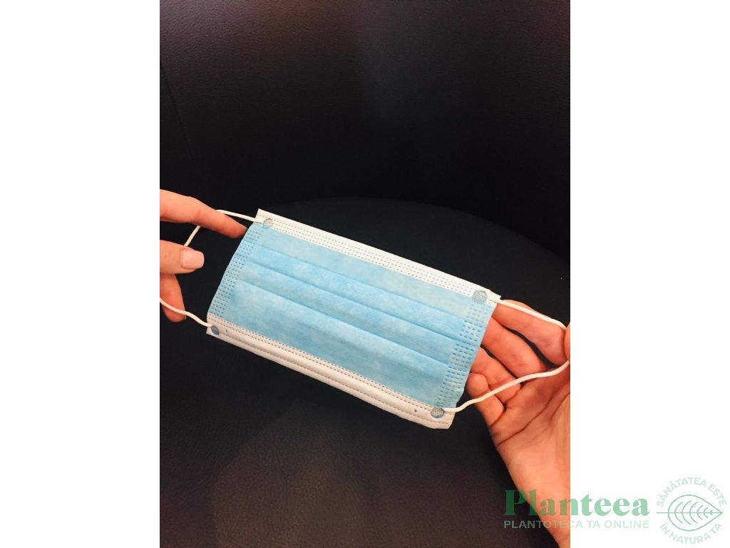 Masca respiratorie 3straturi cu elastic 1b - KMN