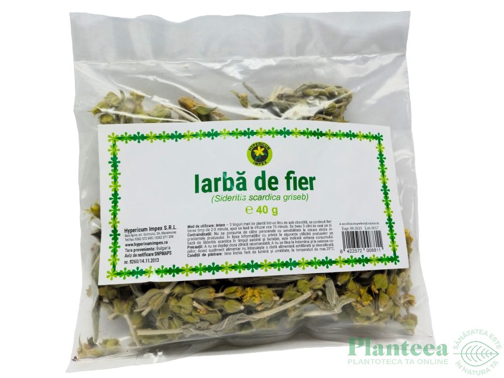 Ceai iarba de fier 40g - HYPERICUM PLANT