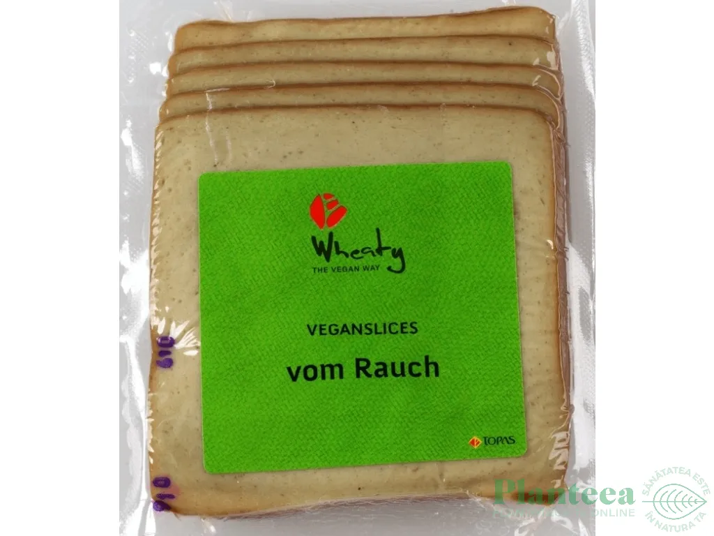 Salam vegan seitan afumat feliat 100g - WHEATY