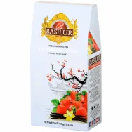 Ceai alb premium White Tea Collection capsuni vanilie refill 100g - BASILUR