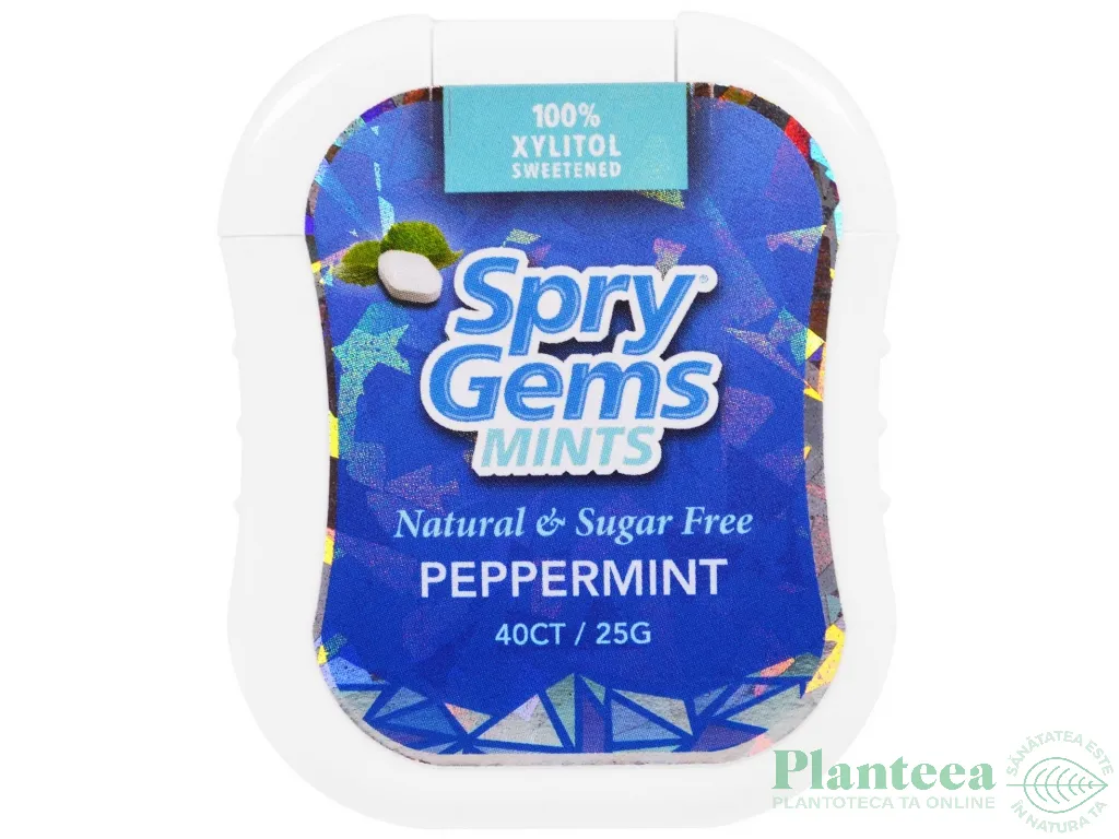 Guma mestecat mints xylitol peppermint 40b - SPRY