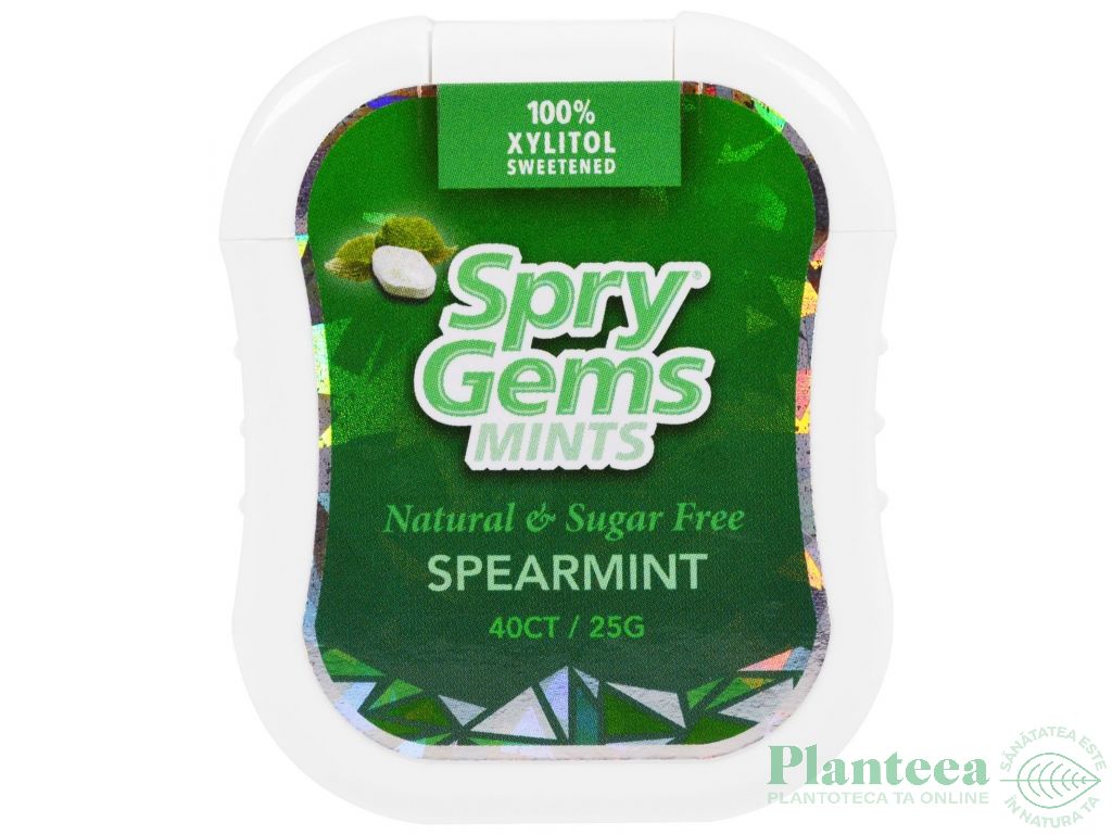 Guma mestecat mints xylitol spearmint 40b - SPRY