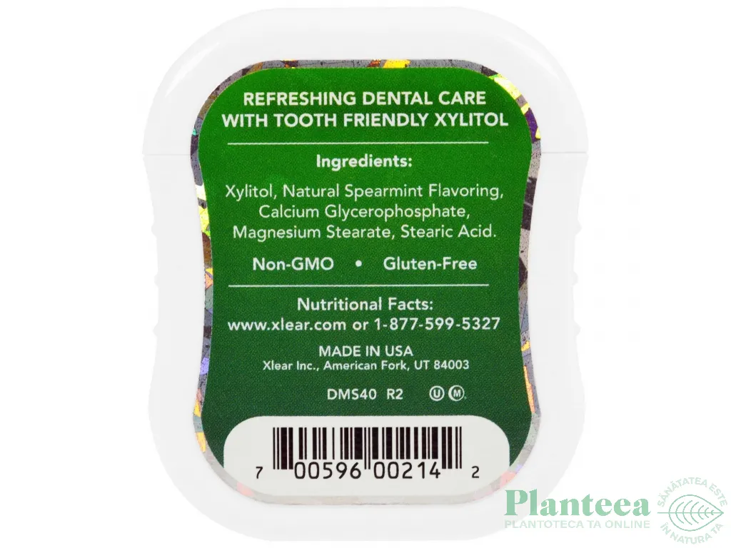 Guma mestecat mints xylitol spearmint 40b - SPRY