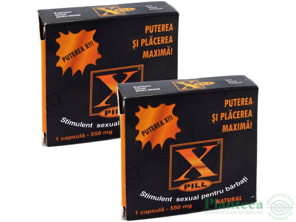 XPill stimulent sexual barbati 2x1cps - SICHUAN WEILONG PHARMA