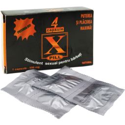 XPill stimulent sexual barbati 4cps - SICHUAN WEILONG PHARMA