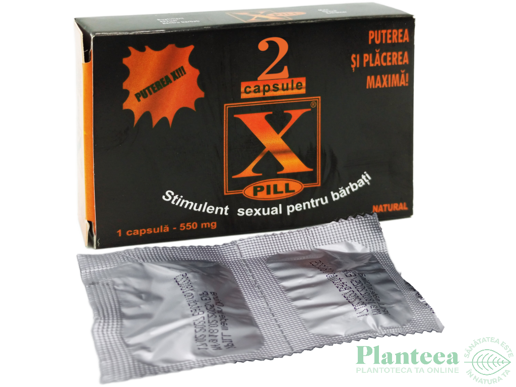 XPill stimulent sexual barbati folie 2cps - SICHUAN WEILONG PHARMA
