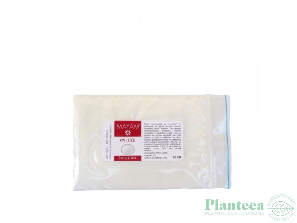 Xylitol pudra uz cosmetic 10g - MAYAM