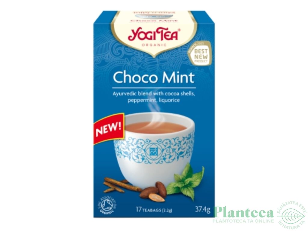 Ceai Choco Mint eco 17dz - YOGI TEA