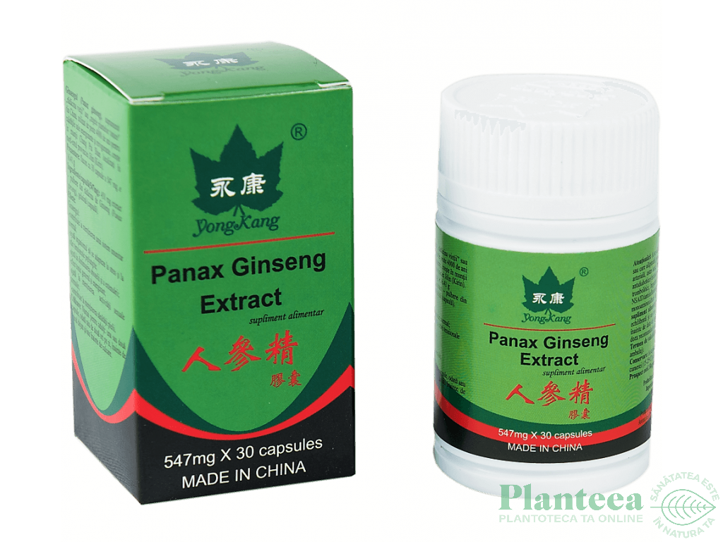 Panax ginseng 450mg 30cps - YONG KANG