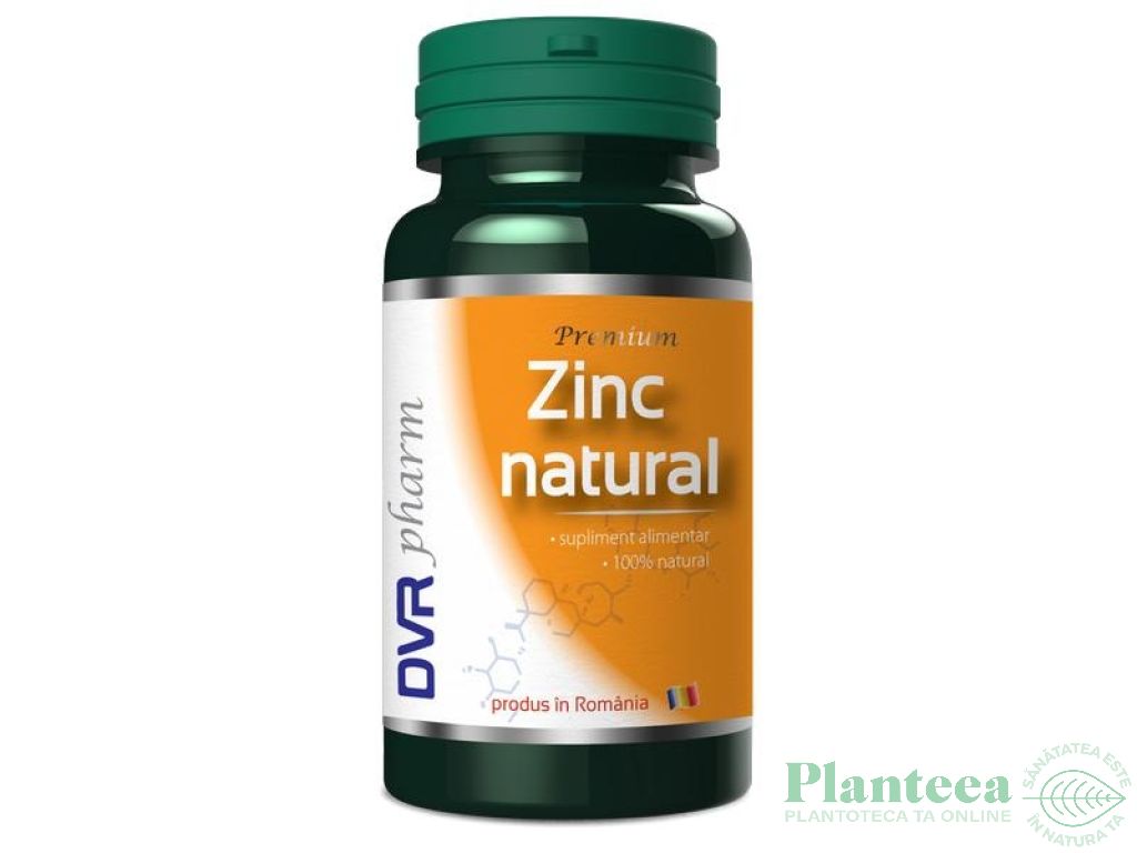 Zinc natural 60cps - DVR PHARM