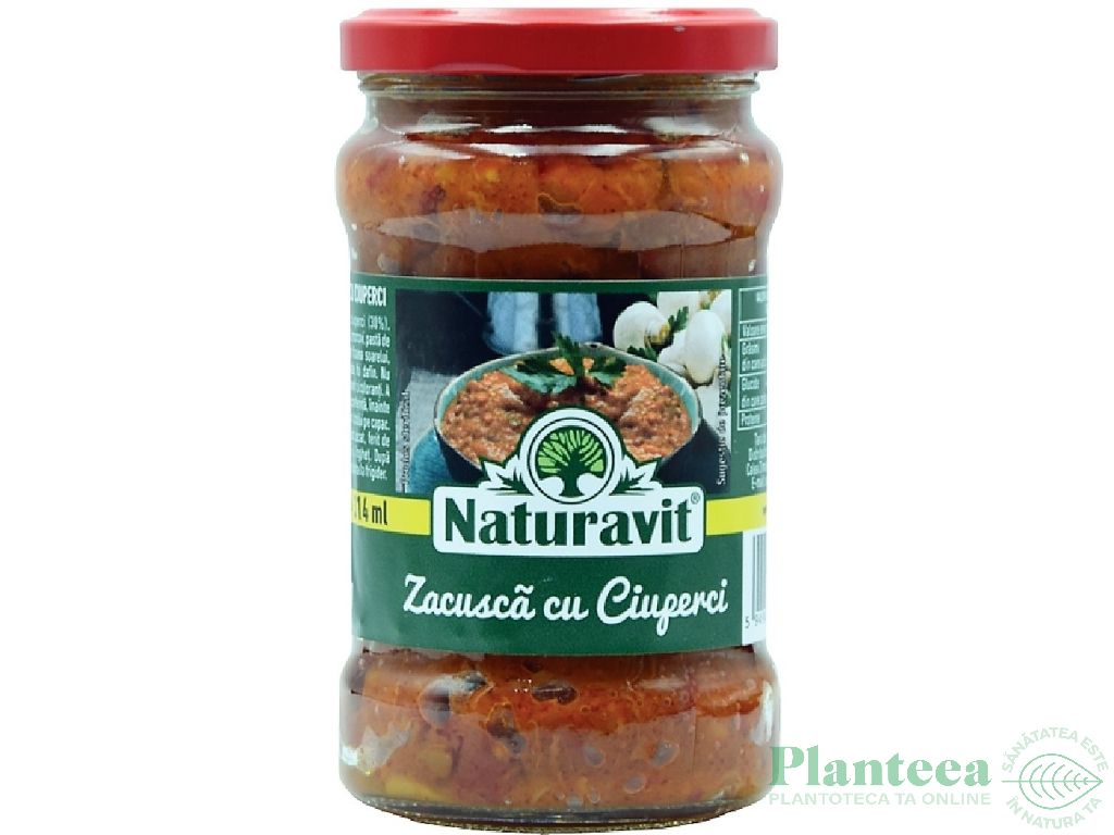 Zacusca ciuperci 314ml - NATURAVIT