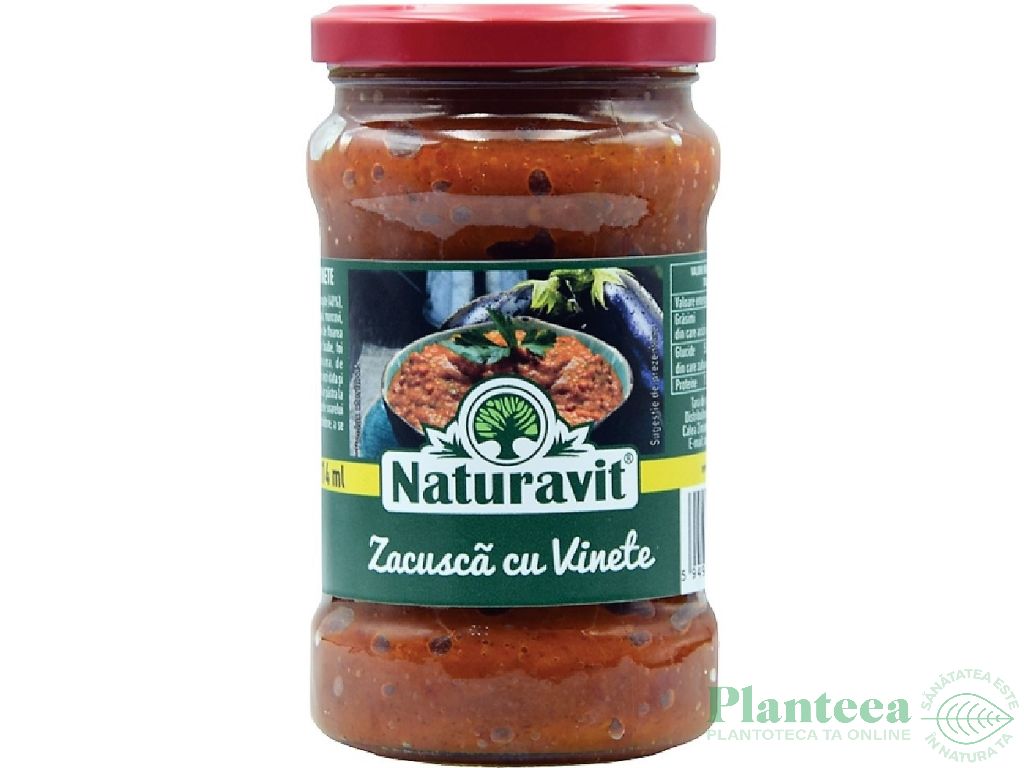 Zacusca vinete 314ml - NATURAVIT