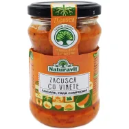 Zacusca premium vinete Retete curate 290g - NATURAVIT