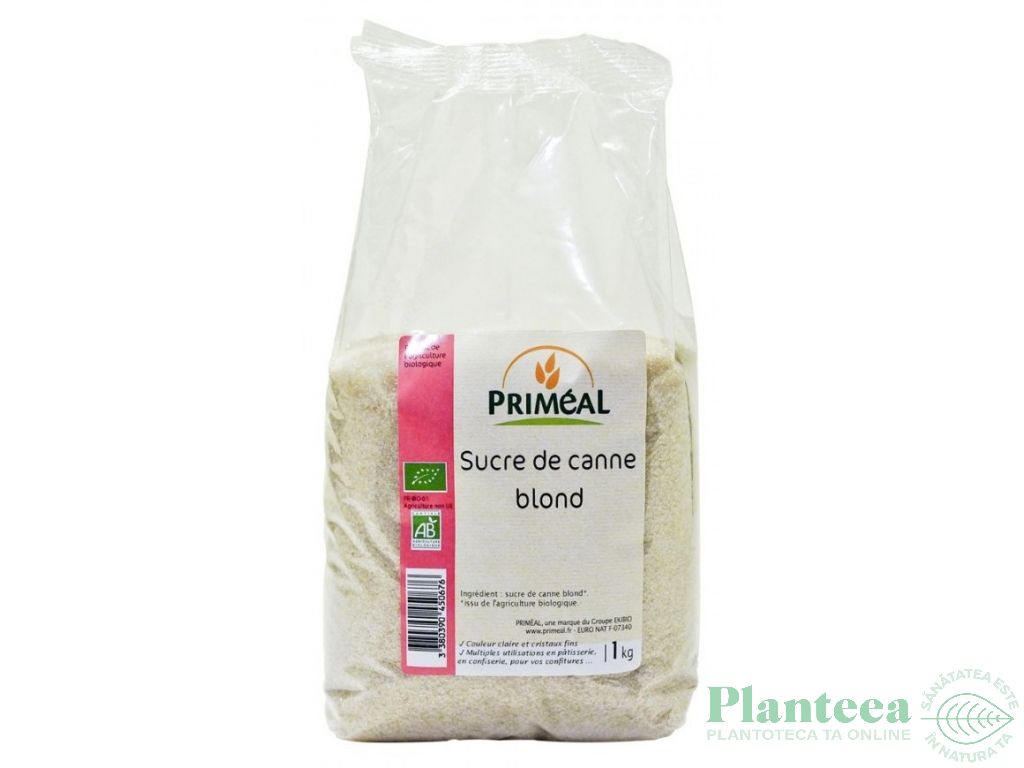 Zahar alb trestie bio 1kg - PRIMEAL